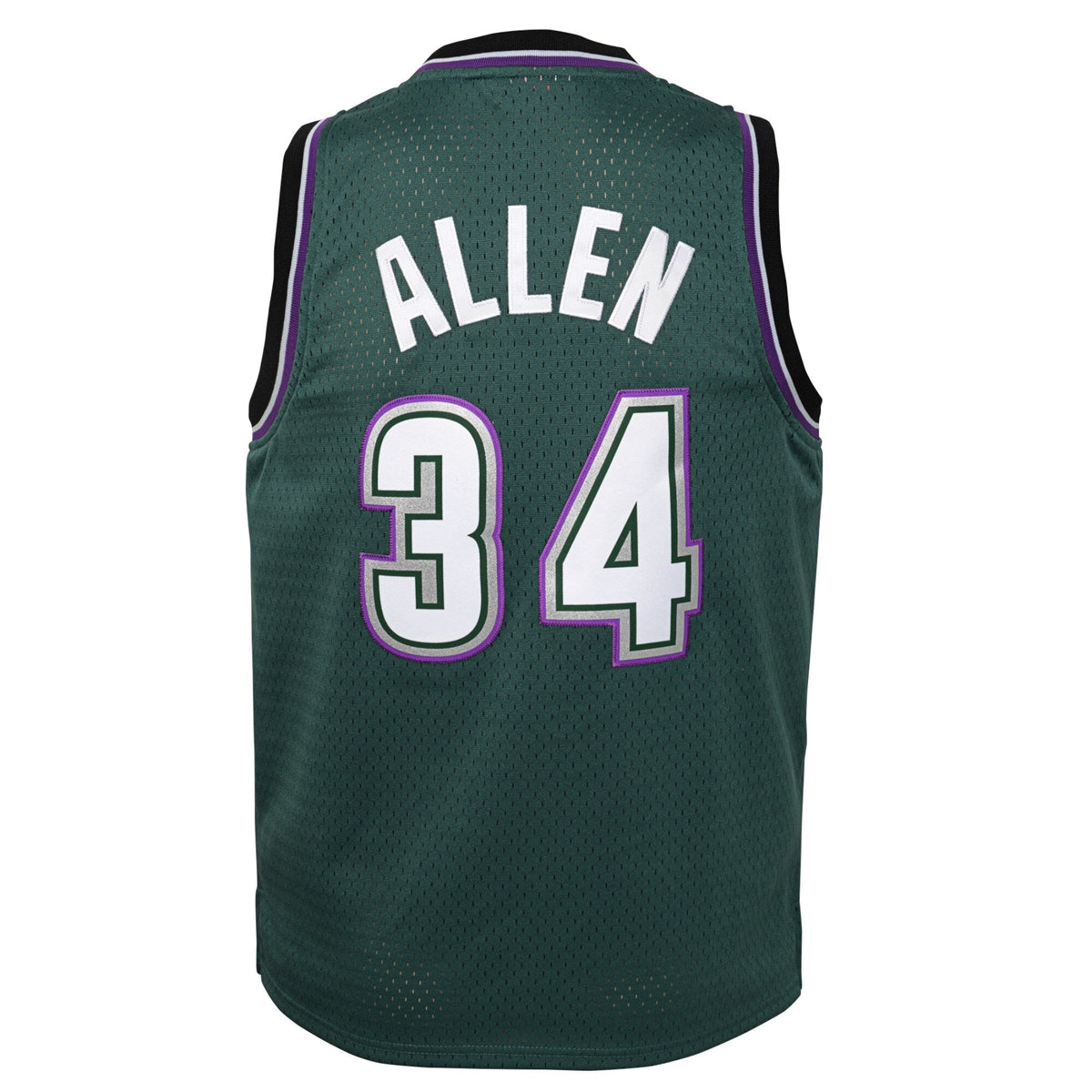 Ray Allen Milwaukee Bucks 1996-97 Hardwood Classics Swingman Jersey - Fir - Youth product image 4, provided for visual