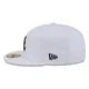 New Era Atlanta Braves 59Fifty Color Basic Fitted - White/Black product image 4, provided for visual reference and product