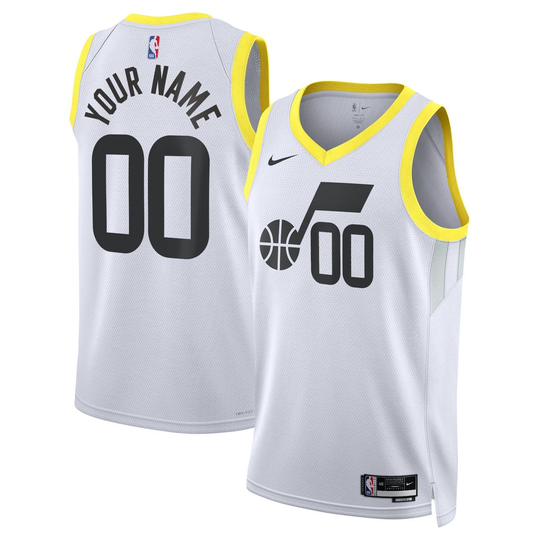 Utah Jazz Nike Unisex Swingman Custom Jersey White product image 4