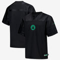 Boston Celtics Courtside Football Jersey - Black - Mens product image 1, provided for visual reference and product detail