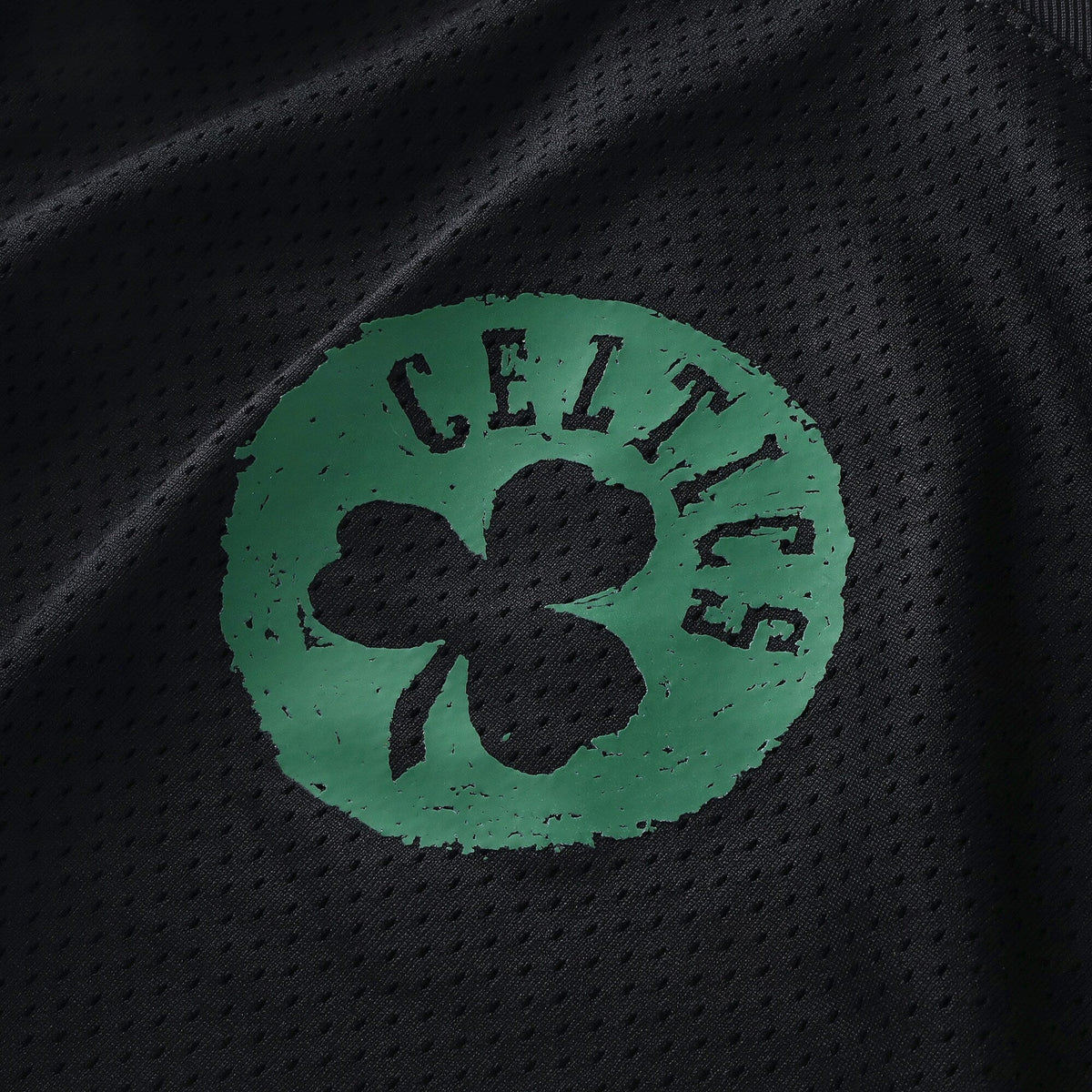 Boston Celtics Courtside Football Jersey - Black - Mens product image 6, provided for visual reference and product detail