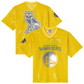 Golden State Warriors OVO Mesh Football Jersey - Mens product image 1, provided for visual reference and product detail