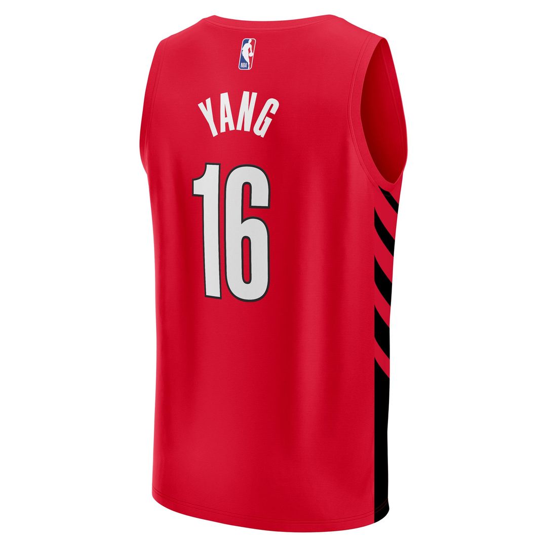 Portland Trail Blazers Yang Hansen Fanatics Fast Break product image 3