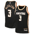 CJ McCollum Atlanta Hawks 2025/26 City Edition Swingman Jersey - Black - Youth product image 1, provided for visual