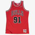 Dennis Rodman Chicago Bulls 1997-98 Swingman Road Jersey product image 1, provided for visual reference and product detail