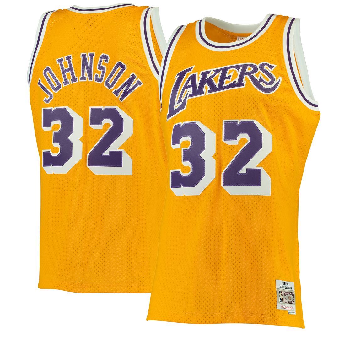 Los Angeles Lakers Magic Johnson Mitchell & Ness 1984/85 product image 1