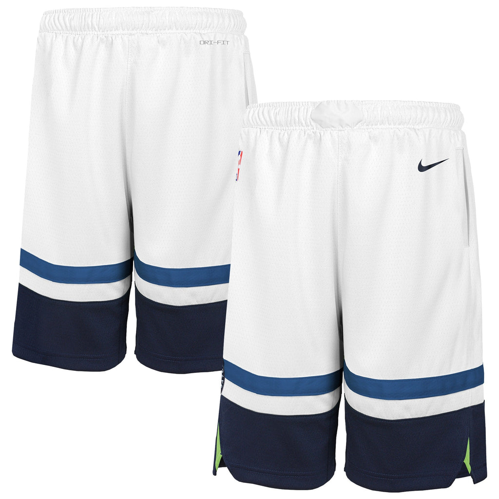 Minnesota Timberwolves Swingman Association Shorts - Youth product image 1, provided for visual reference and product detail