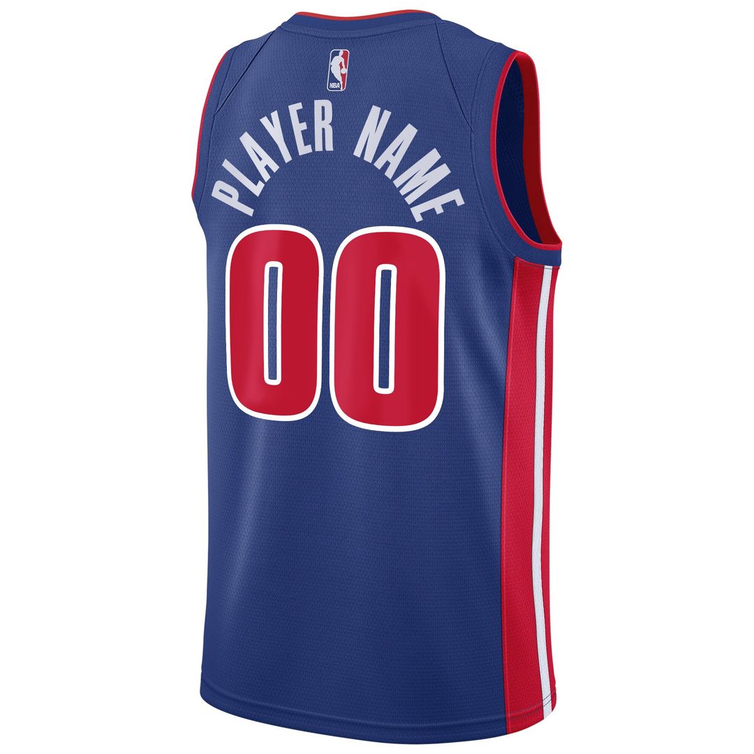 Detroit Pistons Nike Swingman Custom Jersey Blue - Icon product image 3