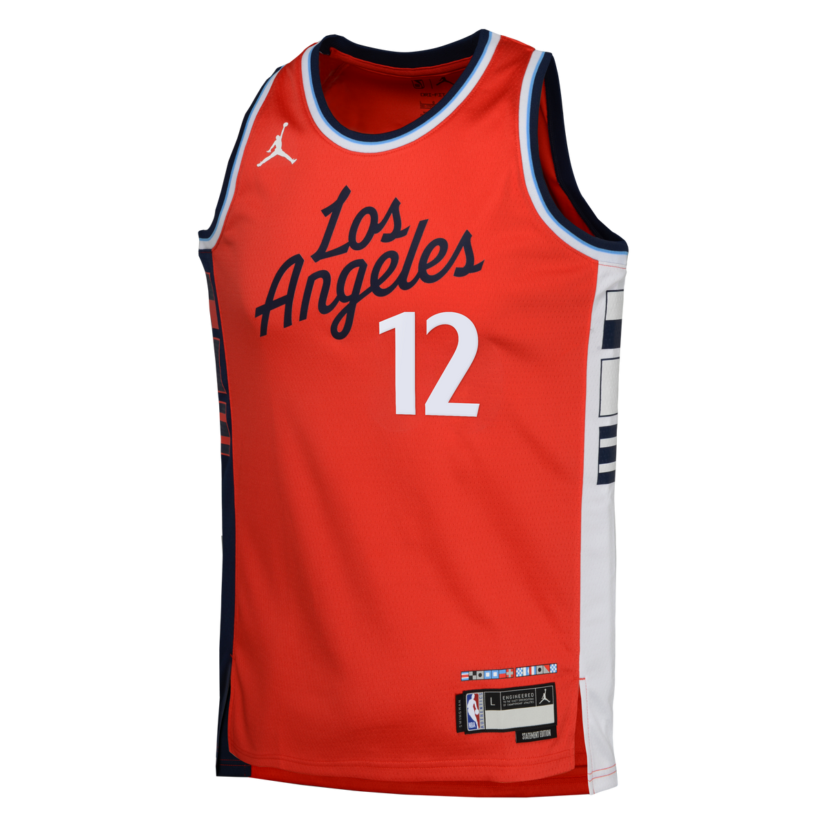 Nick Martinelli Los Angeles Clippers Statement Edition Swingman Jersey - Red - Youth product image 3, provided for visual