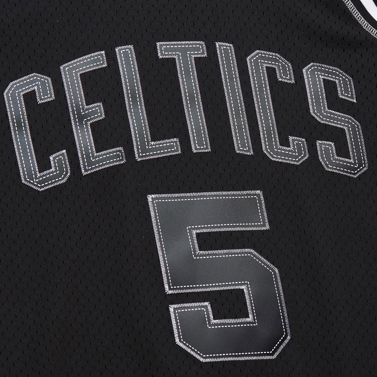 Kevin Garnett Boston Celtics 2007 Contrast 2K Swingman Jersey - Black product image 5, provided for visual reference and