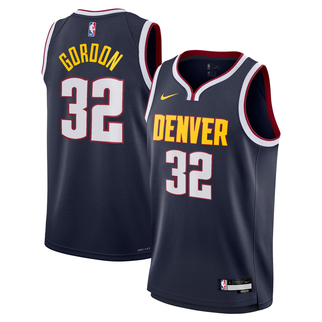 Aaron Gordon Denver Nuggets Swingman Icon Jersey - Navy - Youth product image 1, provided for visual reference and product