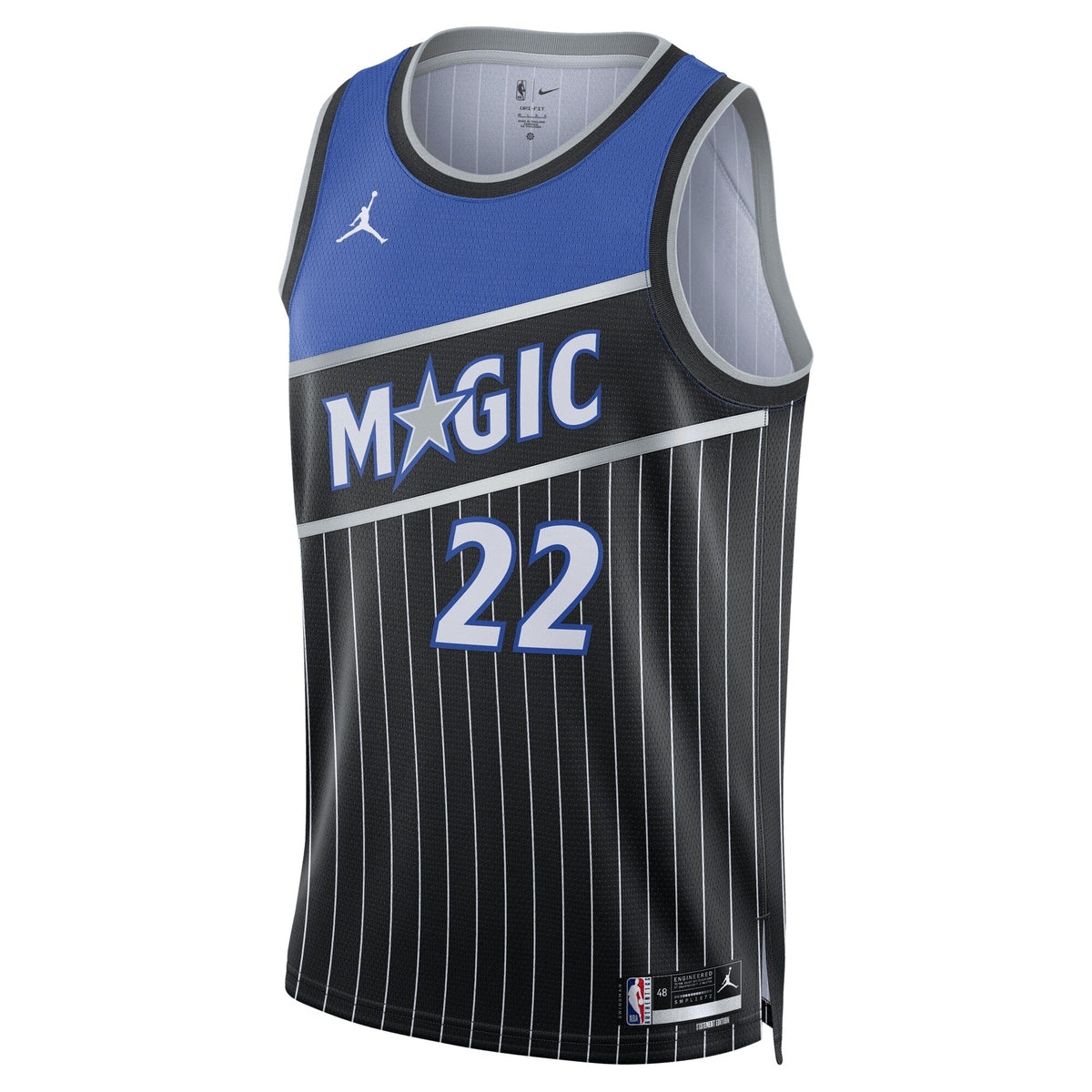 Franz Wagner Orlando Magic Statement Edition Swingman Jersey - Black - Unisex product image 3, provided for visual reference