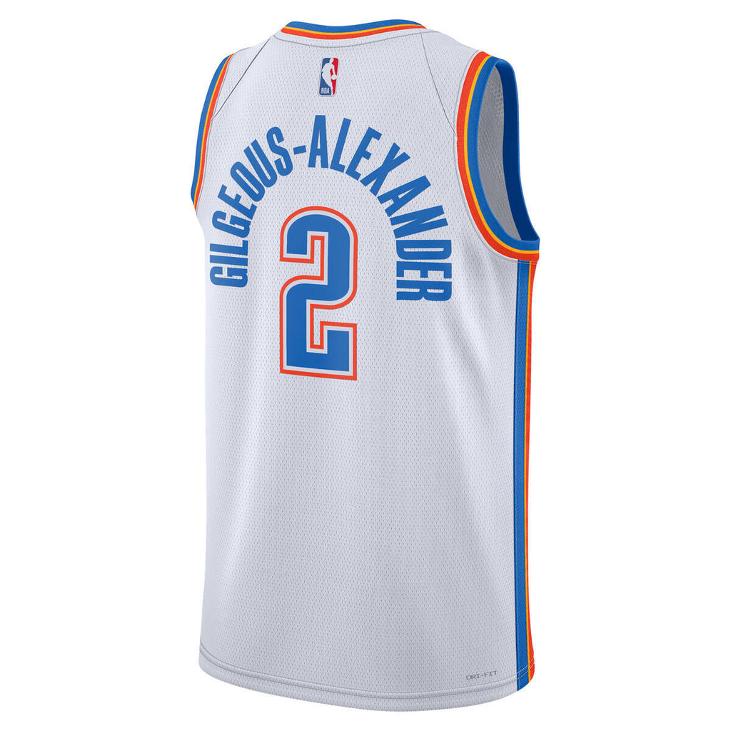 Shai Gilgeous-Alexander Oklahoma City Thunder Swingman Association Jersey - Unisex product image 4, provided for visual