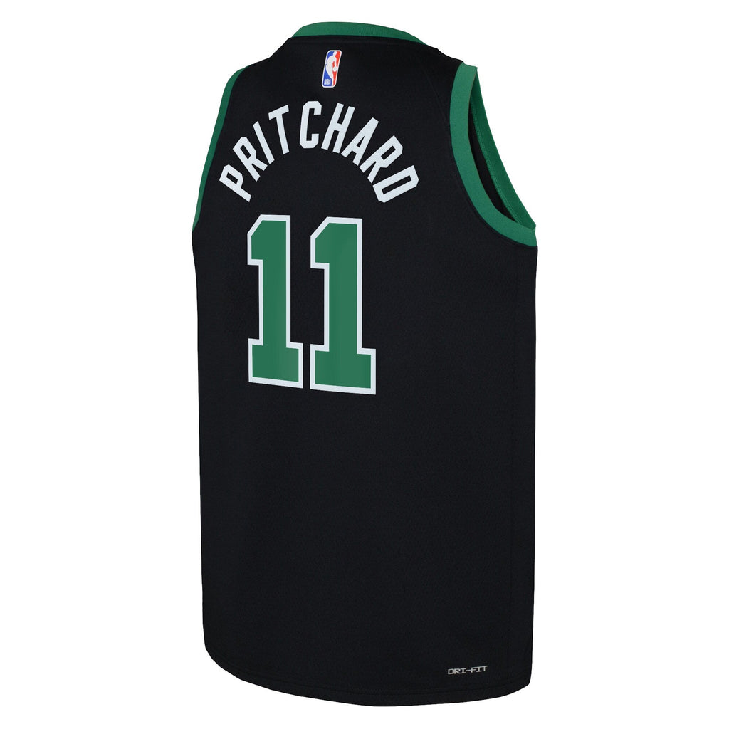 Payton Pritchard Boston Celtics Statement Edition Swingman Jersey - Black - Youth product image 3, provided for visual