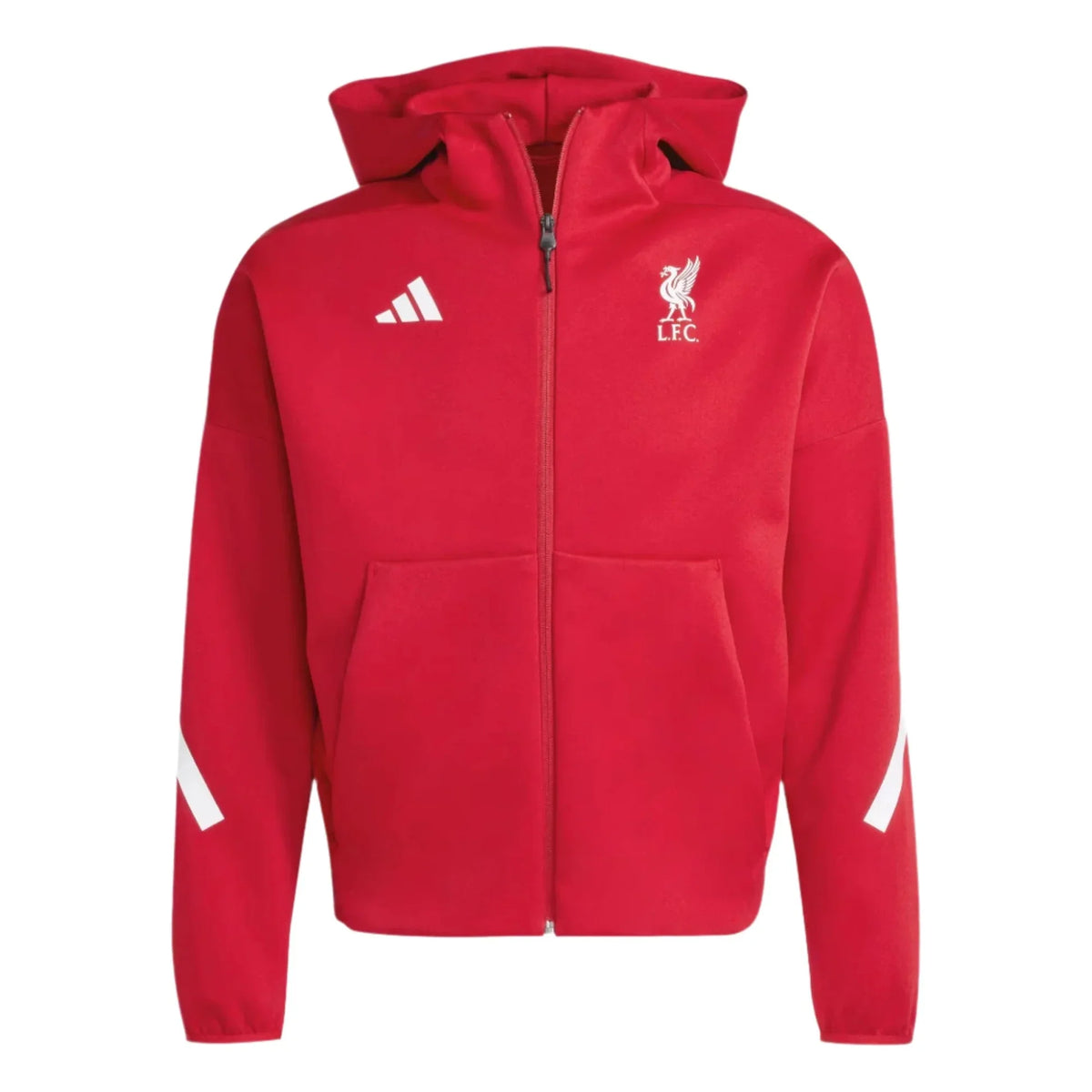 Liverpool Adidas Z.N.E. Anthem Jacket product image 1, provided for visual reference and product detail review