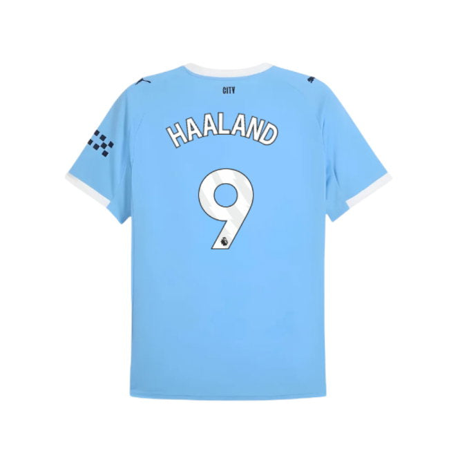 25/26 Manchester City Home Jersey Haaland #9 product image 1, provided for visual reference and product detail review