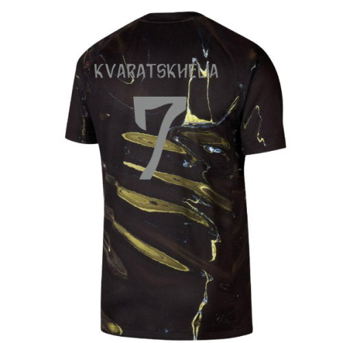 25/26 PARIS SAINT-GERMAIN x JORDAN NIGHT EDITION KVARATSKHELIA 7 JERSEY product image 1, provided for visual reference and