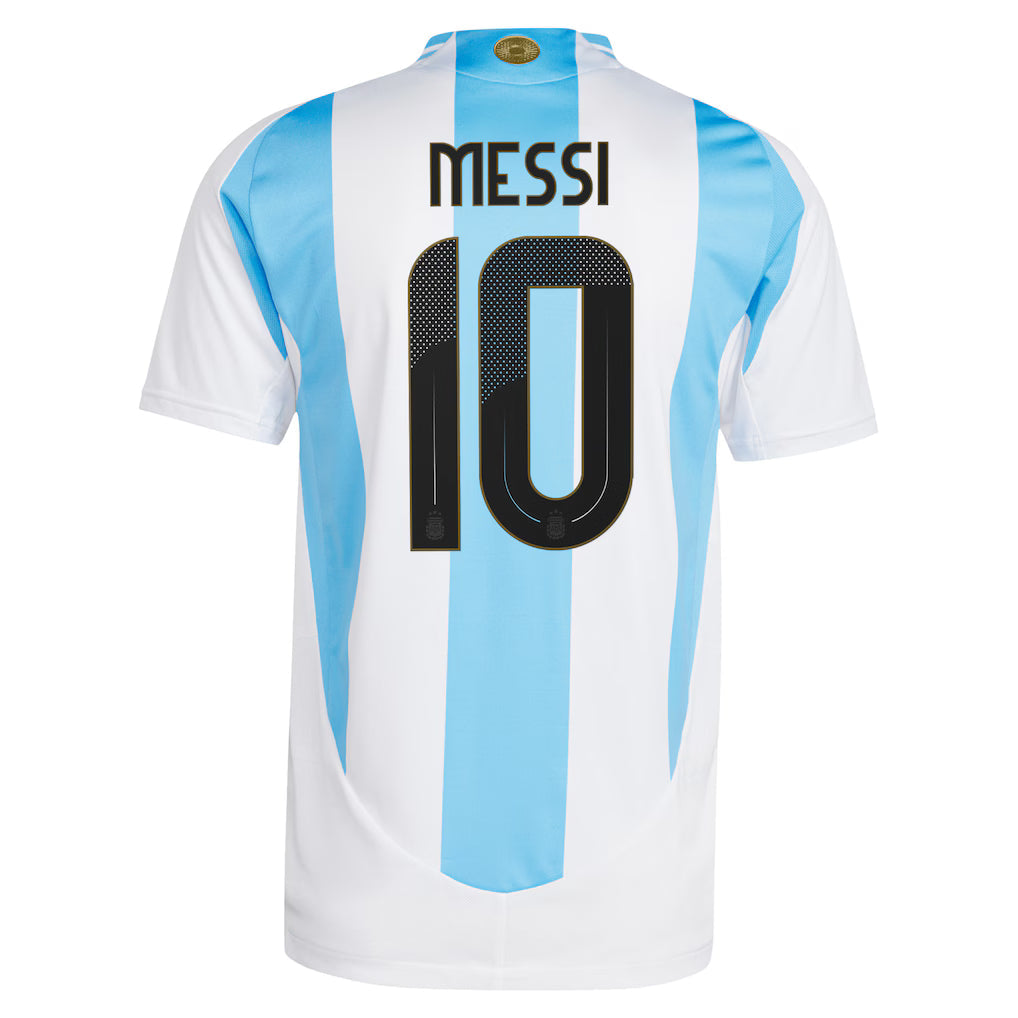 2024 adidas ARGENTINA HOME AUTHENTIC MESSI #10 JERSEY product image 1, provided for visual reference and product detail