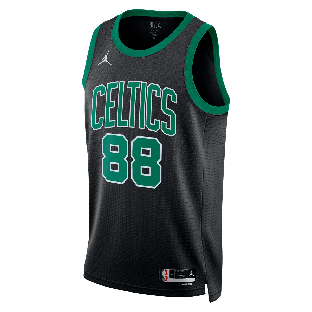 Neemias Queta Boston Celtics Statement Edition Swingman Jersey - Black - Unisex product image 3, provided for visual