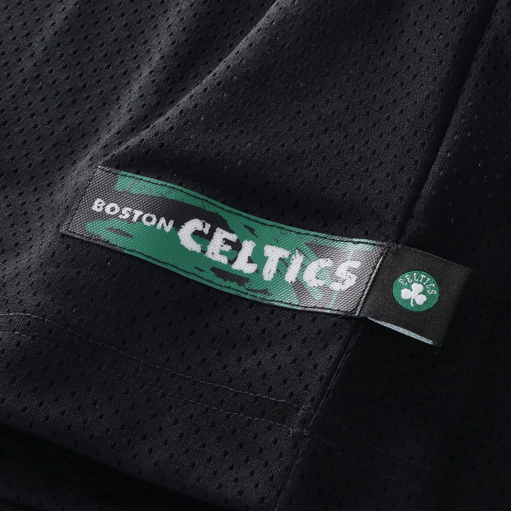 Boston Celtics Courtside Football Jersey - Black - Mens product image 7, provided for visual reference and product detail