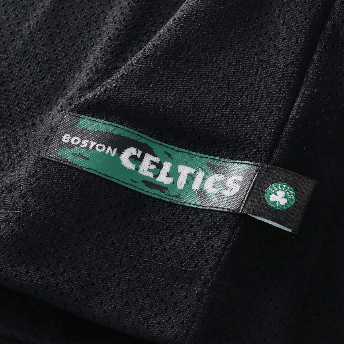 Boston Celtics Courtside Football Jersey - Black - Mens product image 7, provided for visual reference and product detail