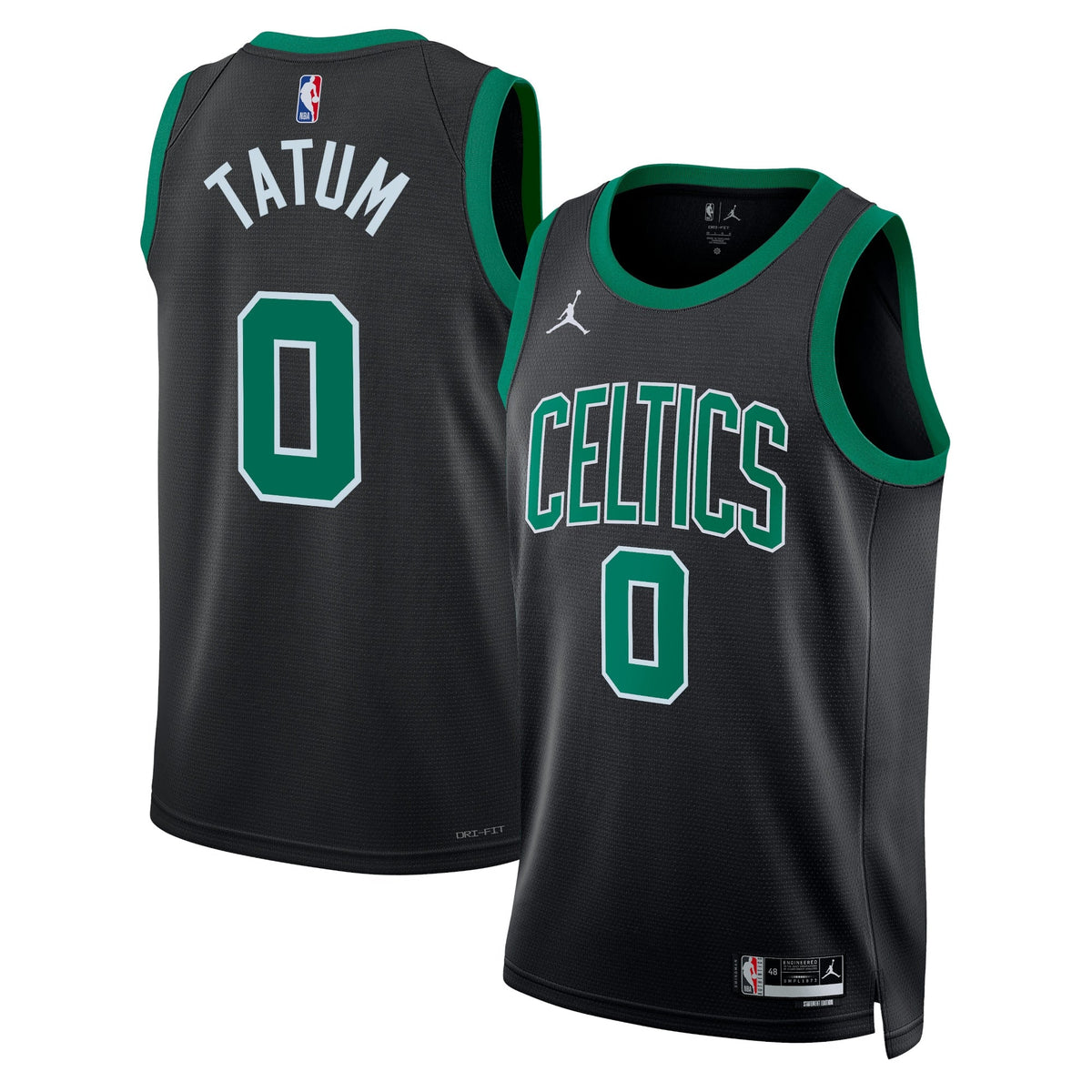 Jayson Tatum Boston Celtics Statement Edition Swingman Jersey - Black - Unisex product image 1, provided for visual