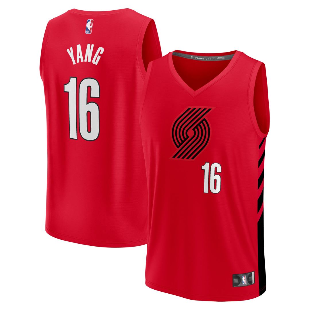 Portland Trail Blazers Yang Hansen Fanatics Fast Break product image 1