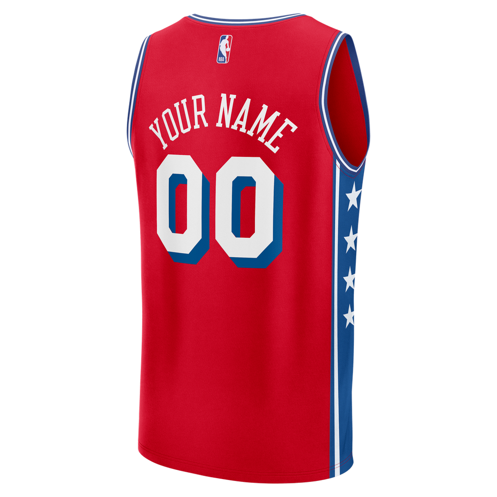 Philadelphia 76ers Fanatics Fast Break Custom Jersey - Icon product image 12