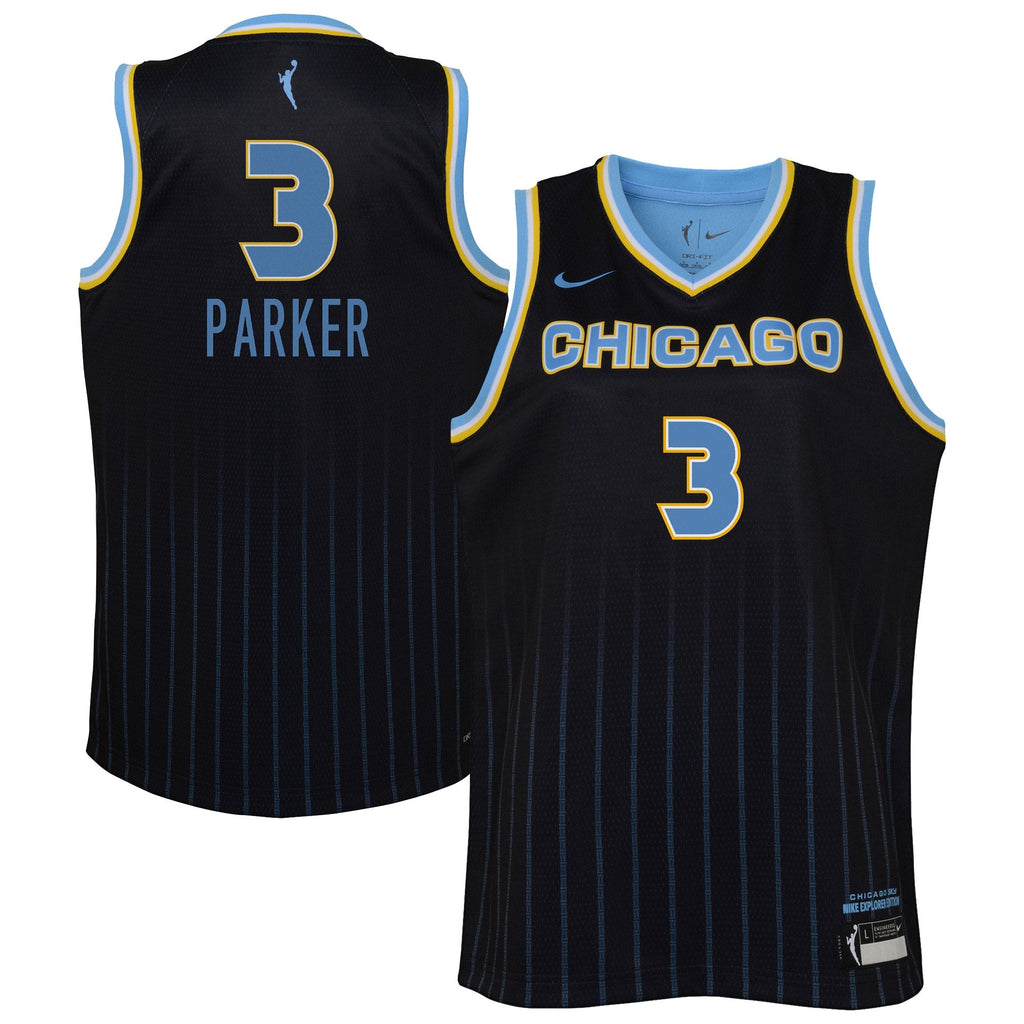 Candace Parker Chicago Sky Explorer Jersey - Youth product image 1, provided for visual reference and product detail review