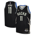 Tyler Herro Milwaukee Bucks Statement Edition Swingman Jersey - Hunter Green - Youth product image 1, provided for visual