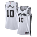 Jeremy Sochan San Antonio Spurs Association Edition Swingman Jersey - White - Unisex product image 1, provided for visual