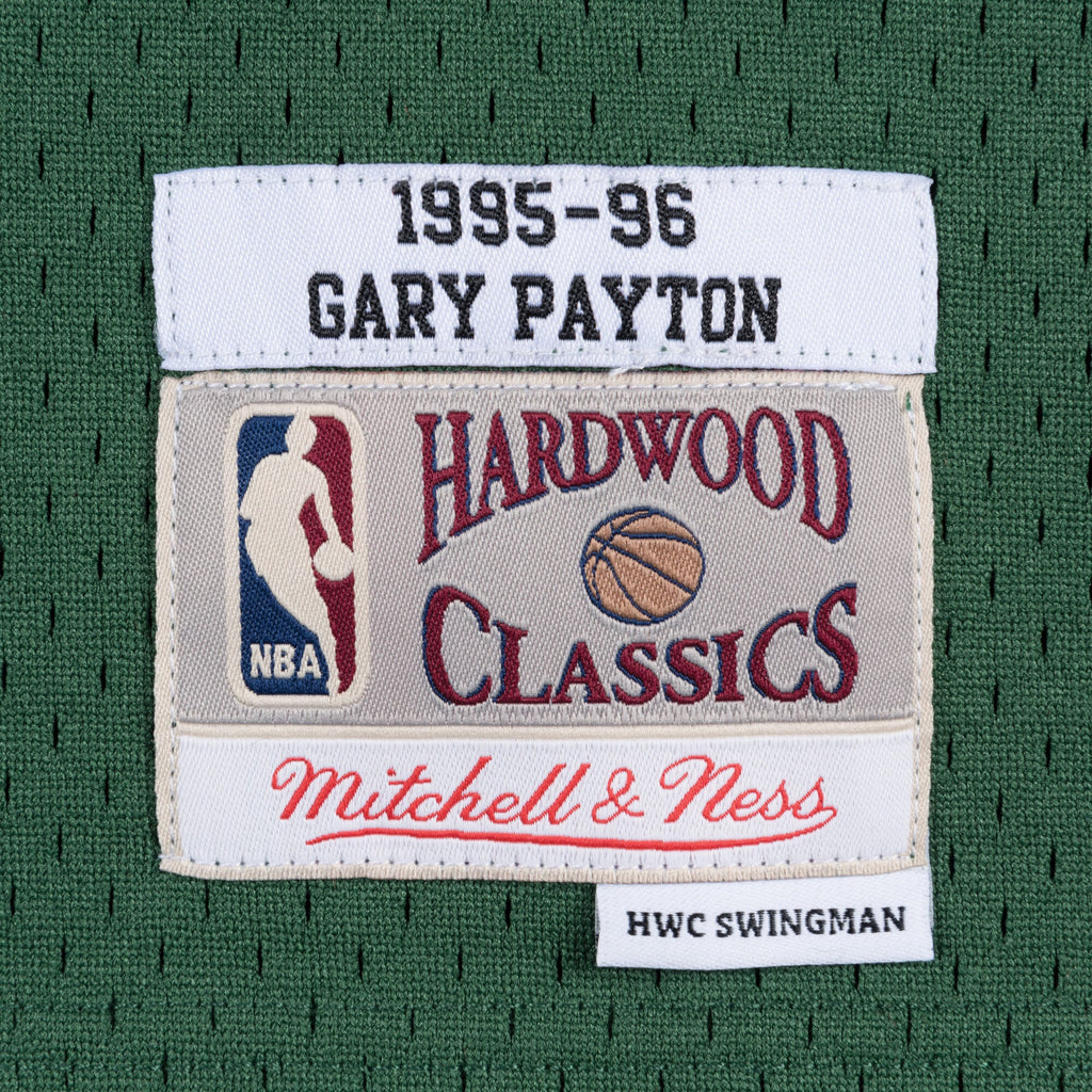 Gary Payton Seattle Supersonics 1995-96 Swingman Road Jersey product image 4, provided for visual reference and product