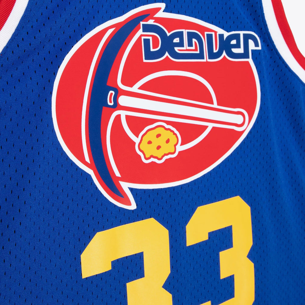 David Thompson Denver Nuggets 1975 Dark Authentic Jersey - Royal Blue product image 5, provided for visual reference and