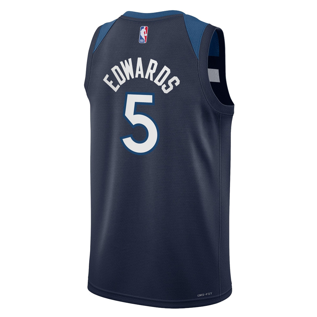 Anthony Edwards Minnesota Timberwolves Swingman Icon Jersey - Youth product image 4, provided for visual reference and