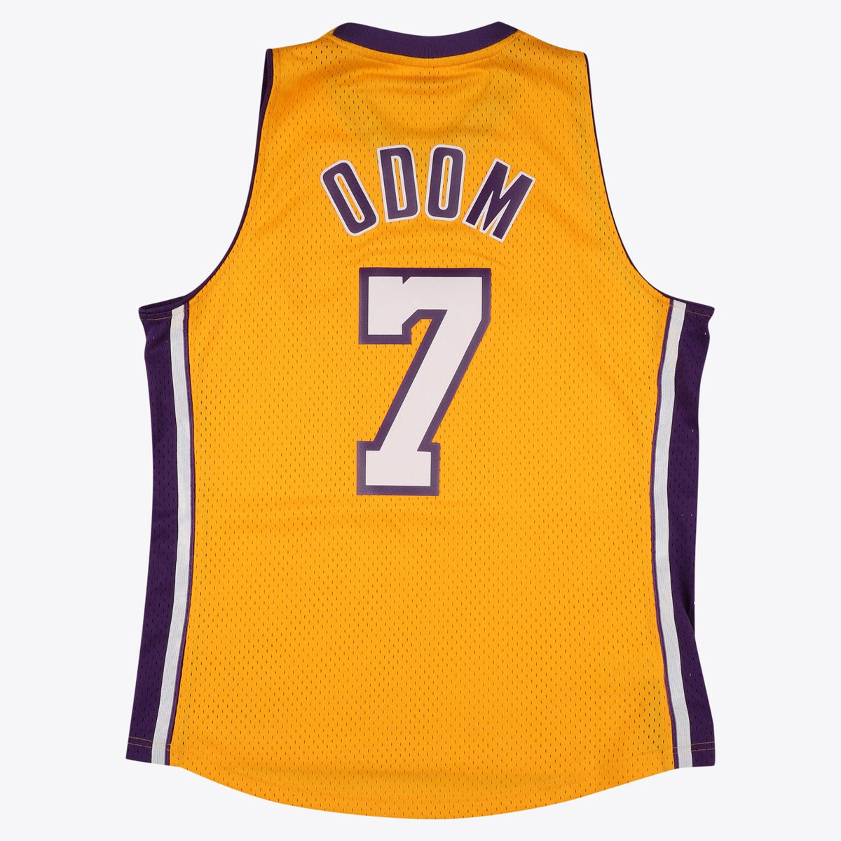 Lamar Odom Los Angeles Lakers Swingman Jersey product image 3, provided for visual reference and product detail review