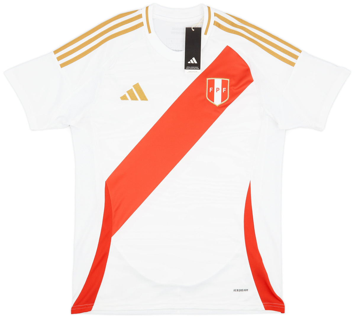 2024 Peru Home Jersey, M product image 1, provided for visual reference and product detail review