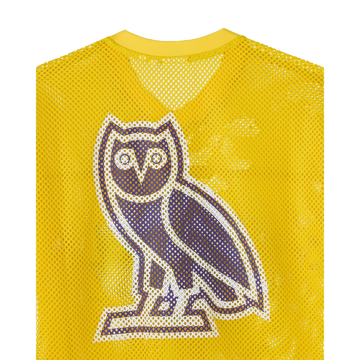 Los Angeles Lakers OVO Mesh Football Jersey - Mens product image 5, provided for visual reference and product detail review