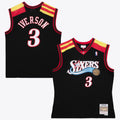 Allen Iverson Philadelphia 76ers 2006 Spain Authentic Alternate Jersey - Black product image 1, provided for visual