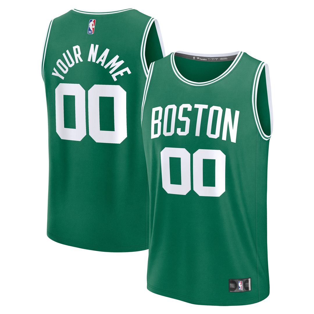 Boston Celtics Fanatics Fast Break Custom Jersey - Icon product image 4