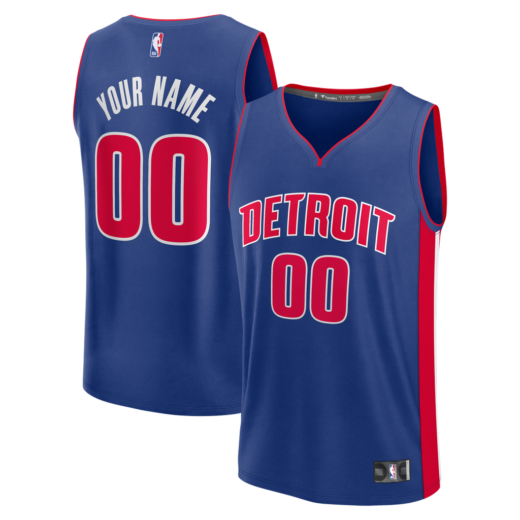 Detroit Pistons Fanatics Youth Fast Break Custom Jersey product image 1
