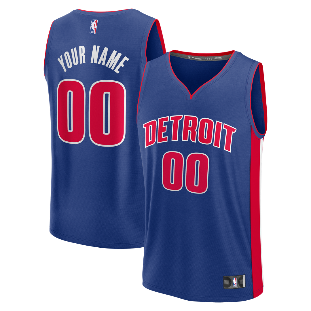 Detroit Pistons Fanatics Youth Fast Break Custom Jersey product image 1