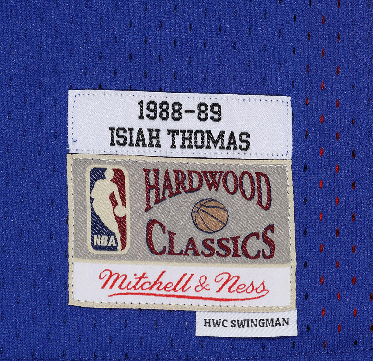 Isiah Thomas Detroit Pistons 1988-89 Swingman Road Jersey product image 5, provided for visual reference and product detail