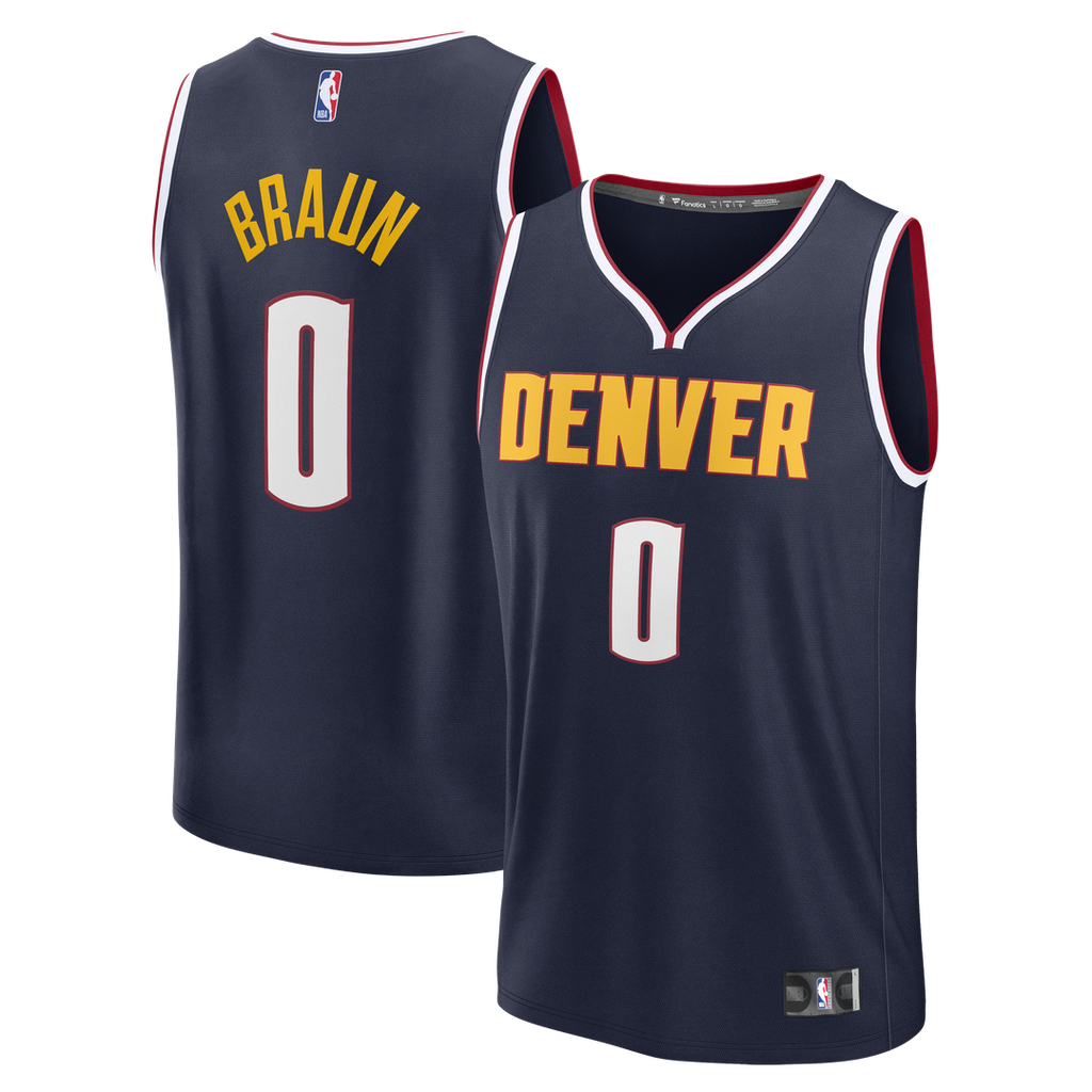 Denver Nuggets Christian Braun Fanatics Fast Break Replica product image 1