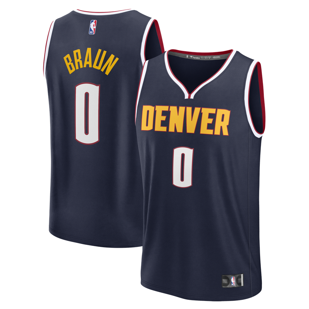 Denver Nuggets Christian Braun Fanatics Fast Break Replica product image 1