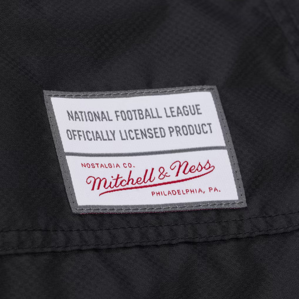 Mitchell & Ness Las Vegas Raiders Triple Check Premium Quarter-Zip Windbreaker product image 6, provided for visual