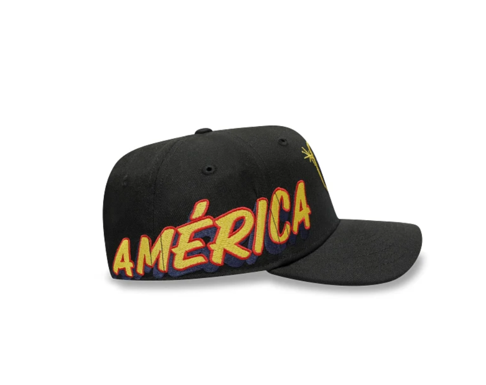 New Era Club America 9Seventy "America" Side Patch Strech-Snap - Black product image 4, provided for visual reference and