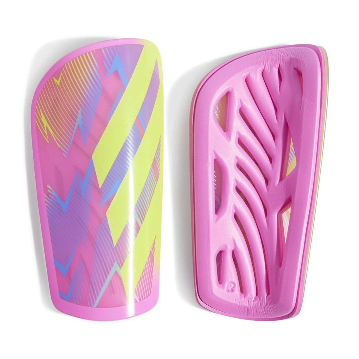 TIRO SHINGUARD LEAGUE - Lucid Pink/ Lucid Lemon product image 1, provided for visual reference and product detail review