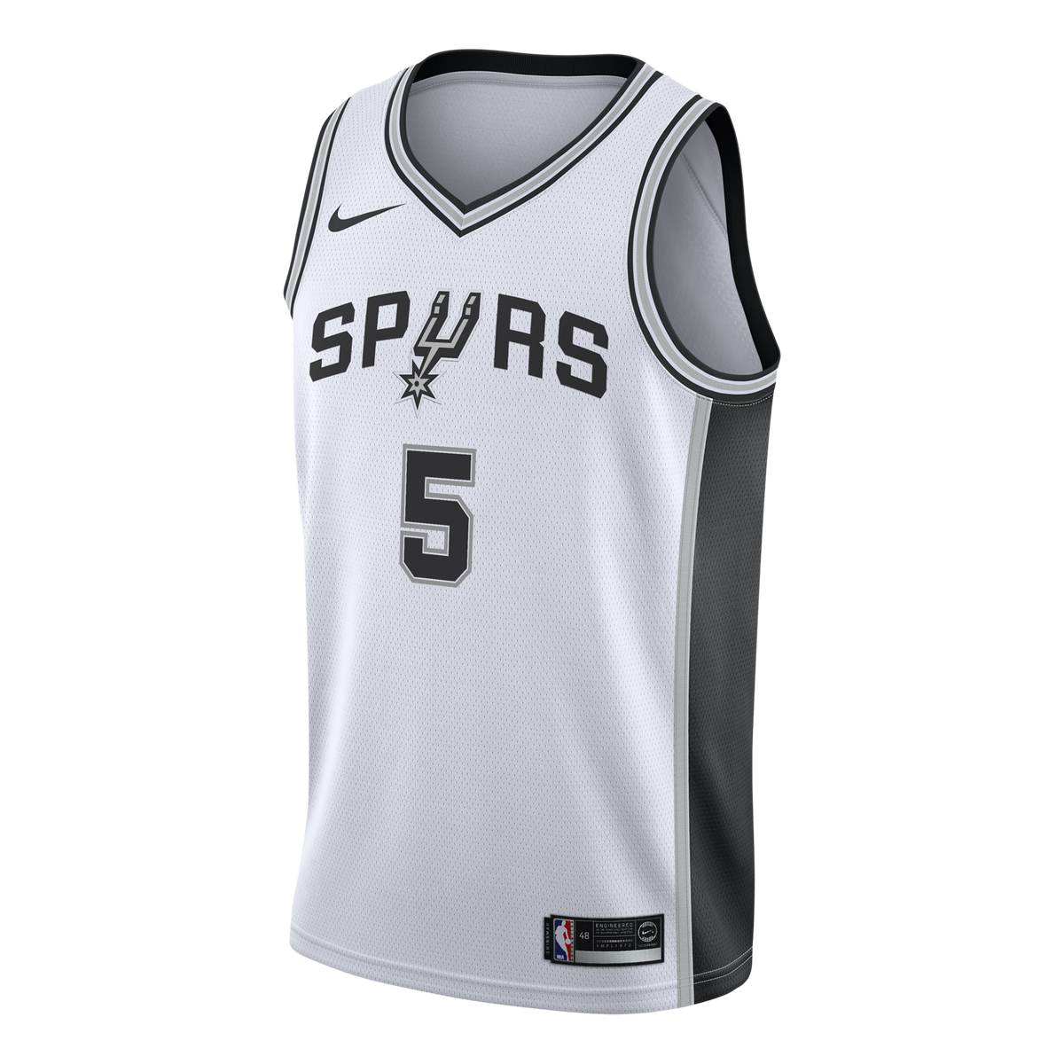 Stephon Castle San Antonio Spurs Association Edition Swingman Jersey - White - Youth product image 3, provided for visual
