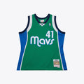 Dirk Nowitzki Dallas Mavericks 2004 Swingman Jersey product image 1, provided for visual reference and product detail review