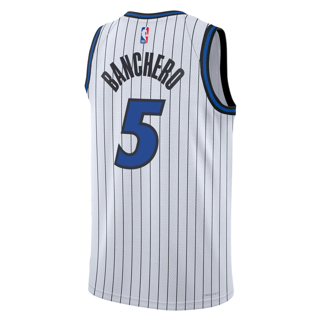 Paolo Banchero Orlando Magic Association Edition Replica Swingman Jersey - White - Unisex product image 4, provided for
